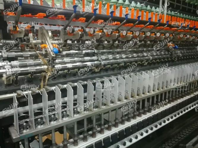 出售岀售:青泽351细纱机1200锭五台带氨纶纱装置原厂配置
